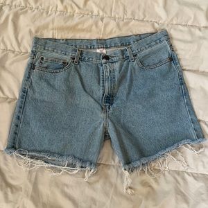 Faded Glory original fit cut off jean shorts sz 38